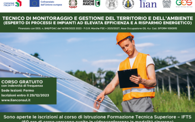 Corso di specializzazione tecnica per “Tecnico di monitoraggio e gestione del Territorio e dell’Ambiente”